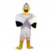 white Pelican Toucan Cartoon Mascot Costume Plush with Mask