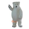 White Polar Bear Cartoon Mascot Costume Plush with Mask