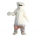 White Polar Bear Cartoon Mascot Costume Plush with Mask