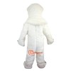 White Polar Bear Cartoon Mascot Costume Plush with Mask