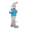 White Rabbit Bunny Cartoon Mascot Costume Plush with Mask