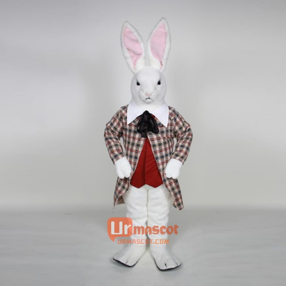 White Rabbit Mascot Costume Cosplay Outfits