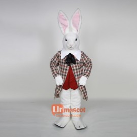 White Rabbit Mascot Costume Cosplay Outfits