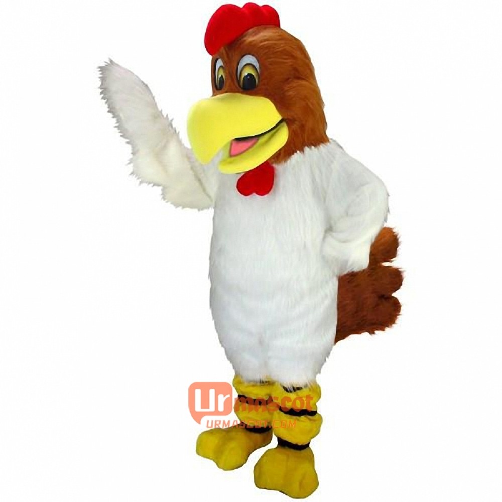 White Rooster Lightweight Cartoon Mascot Costume