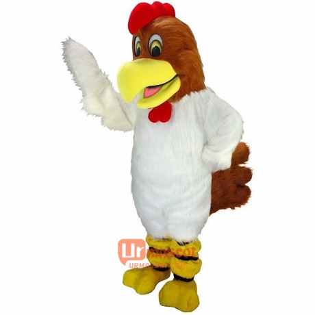 White Rooster Lightweight Cartoon Mascot Costume
