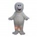 White Snow Strange Cartoon Mascot Costume Plush with Mask