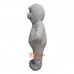 White Snow Strange Cartoon Mascot Costume Plush with Mask