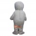 White Snow Strange Cartoon Mascot Costume Plush with Mask