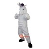 White Unicorn Horse Cartoon Mascot Costume Plush with Mask
