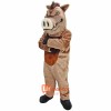 Wild Boar Cartoon Mascot Costume