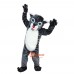 Wildcat Grey Tiger Wolf Cartoon Mascot Costume Plush with Mask