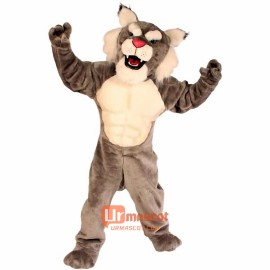 Wildcat Power Cat Cartoon Mascot Costume