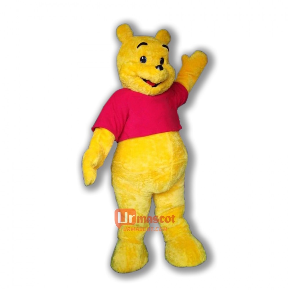 Winnie The Pooh Bear Mascot Costume Cosplay Outfits