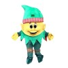 Wizard Cartoon Mascot Costume Plush with Mask