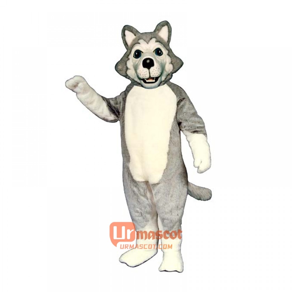 Wolf Dog Cartoon Costume Mascot