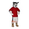 Wolf Dog Cartoon Mascot Costume Plush with Mask