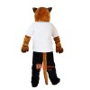 Wolfhound Wolf Dog Shepherd Dog Cartoon Mascot Costume Plush with Mask