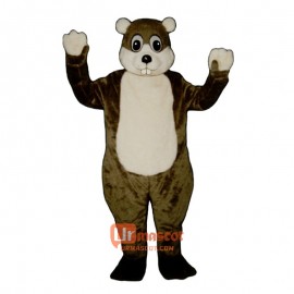 Woodchuck Cartoon Costume Mascot