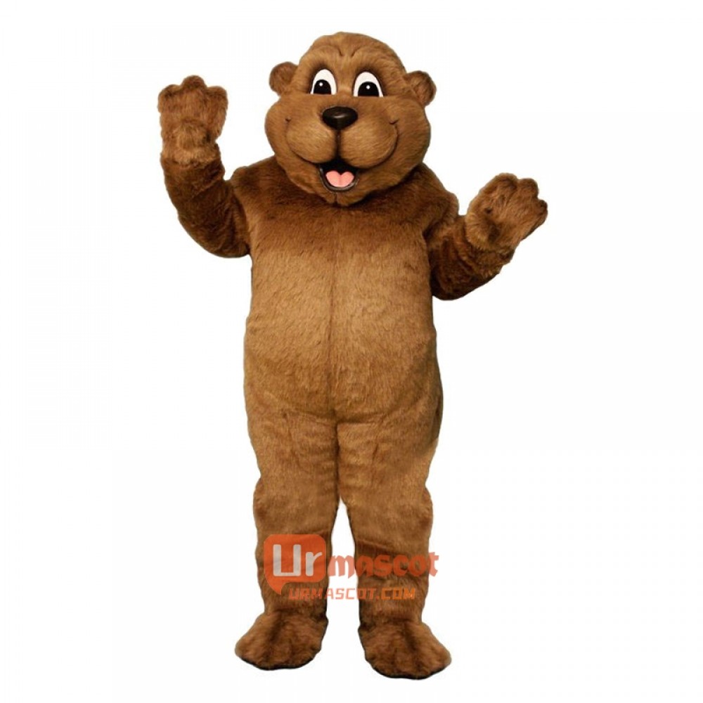 Woody Woodchuck Cartoon Costume Mascot