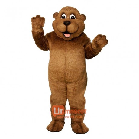 Woody Woodchuck Cartoon Costume Mascot