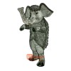 Wooly Mammoth Cartoon Costume Mascot