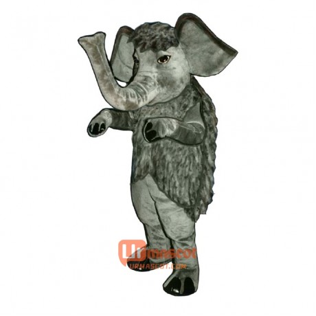 Wooly Mammoth Cartoon Costume Mascot