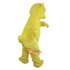 Yellow Bear Cartoon Mascot Costume Plush with Mask