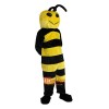 yellow bee Cartoon Mascot Costume Plush with Mask