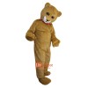 Yellow Cat Cartoon Mascot Costume Plush with Mask