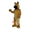 Yellow Charming Dog Custom Cartoon Mascot Costume