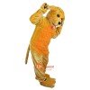 Yellow Dog Cartoon Mascot Costume Plush with Mask