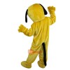Yellow Dog Cartoon Mascot Costume Plush with Mask
