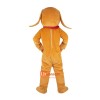Yellow Dog Cartoon Mascot Costume Plush with Mask