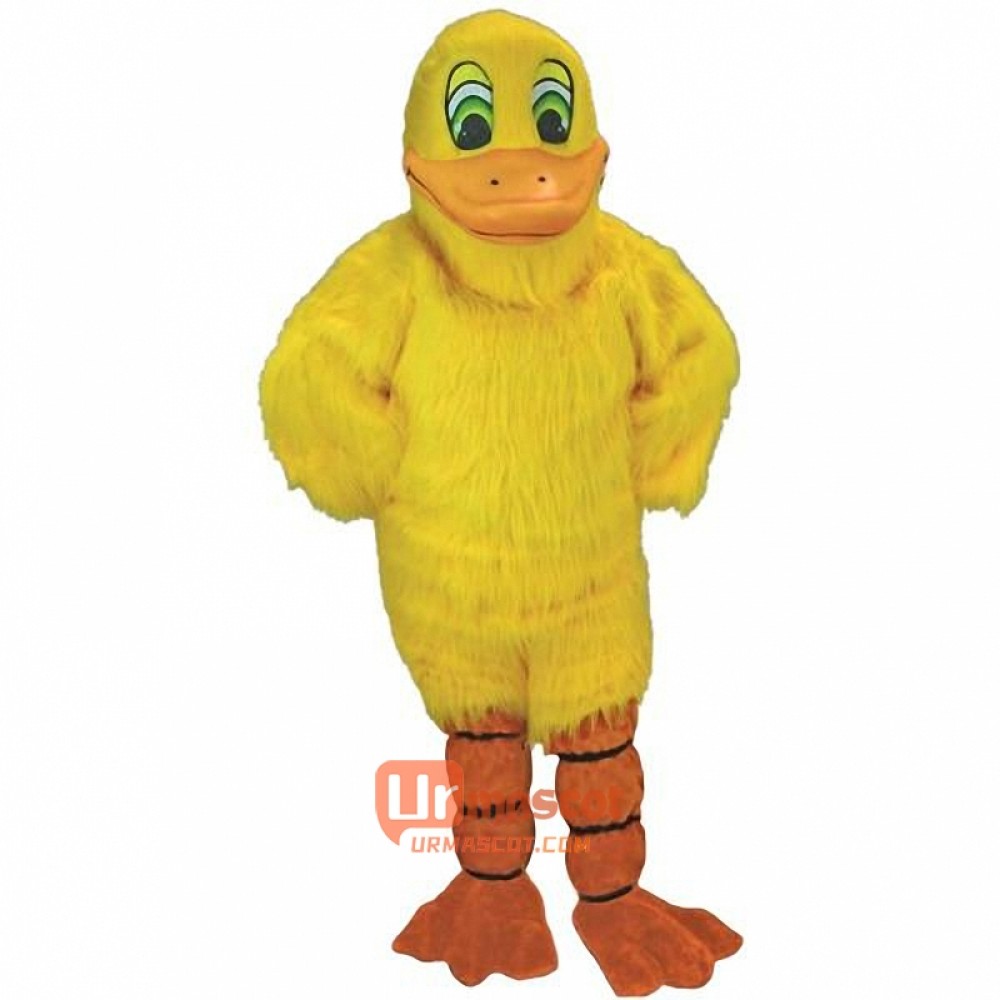 Yellow Duck Cartoon Mascot Costume