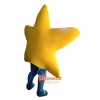 Yellow Five-Pointed Star Cartoon Mascot Costume Plush with Mask