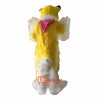 Yellow Fox Dog Husky Cartoon Mascot Costume Plush with Mask