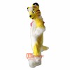 Yellow Fox Dog Husky Cartoon Mascot Costume Plush with Mask