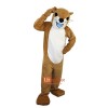 Yellow Gopher Mole Cartoon Mascot Costume Plush with Mask