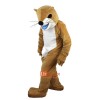 Yellow Gopher Mole Cartoon Mascot Costume Plush with Mask