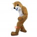 Yellow Gopher Mole Cartoon Mascot Costume Plush with Mask
