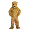 Yellow Groundhog Gophers Cartoon Mascot Costume Plush with Mask