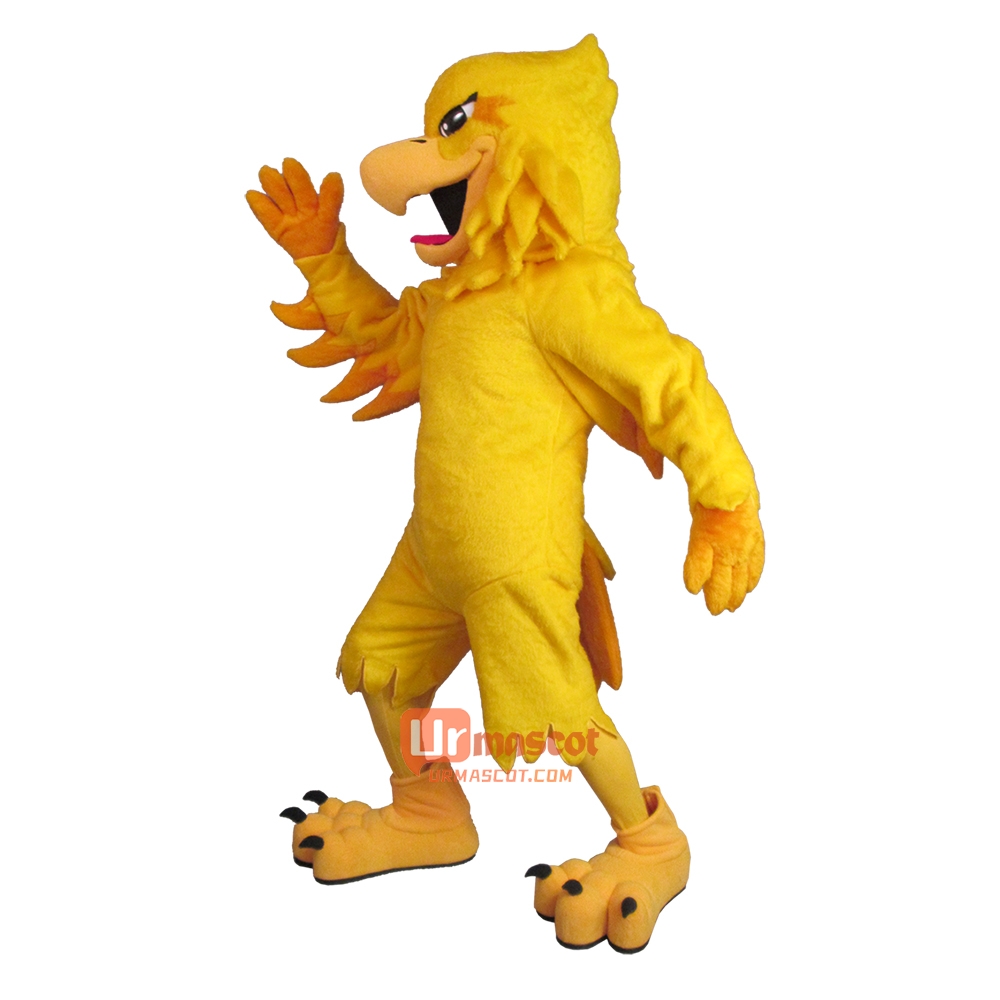 Yellow Phoenix Custom Cartoon Mascot Costume