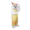 Yellow Rabbit Bunny Hare Cartoon Mascot Costume Plush with Mask