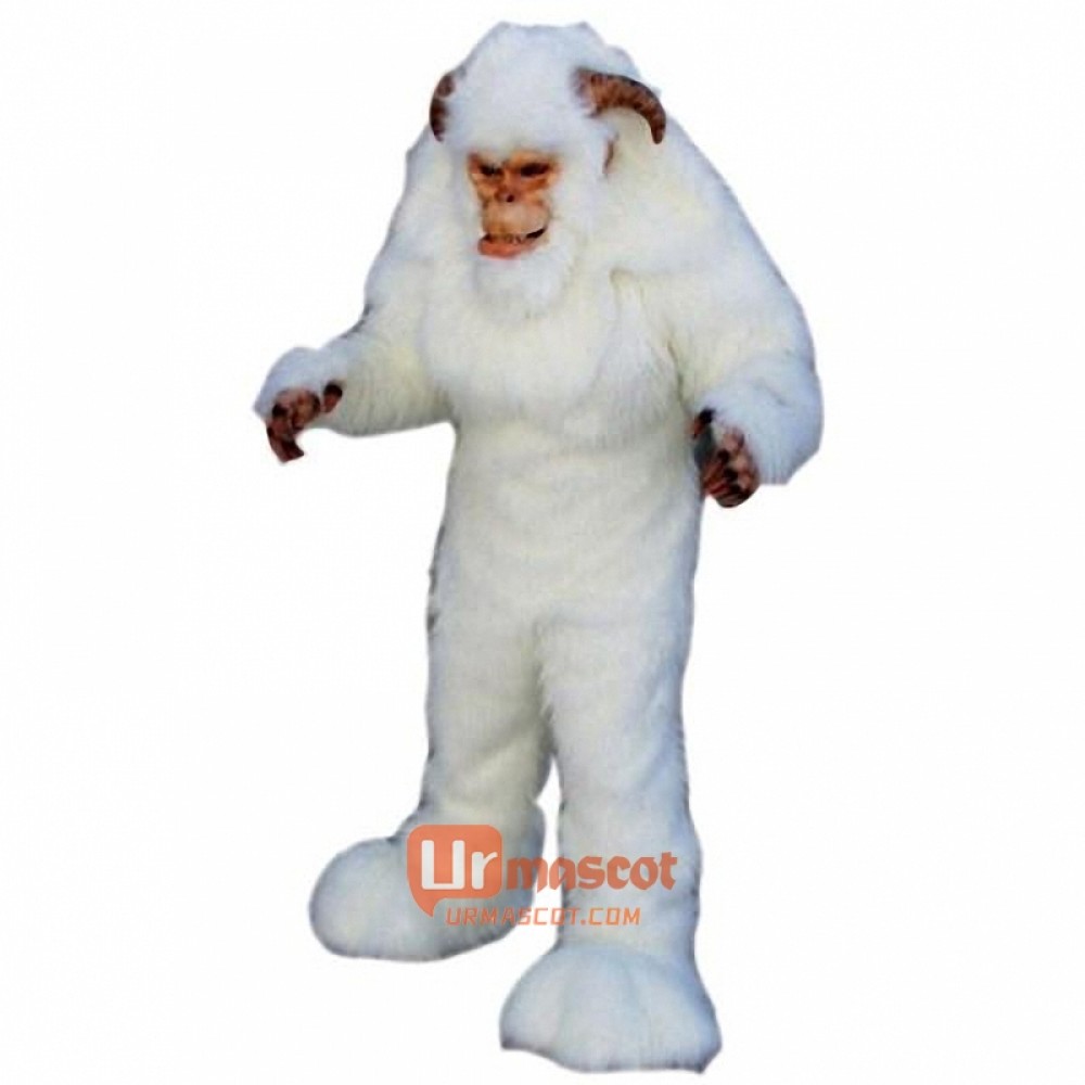 Yeti Cartoon Mascot Costume