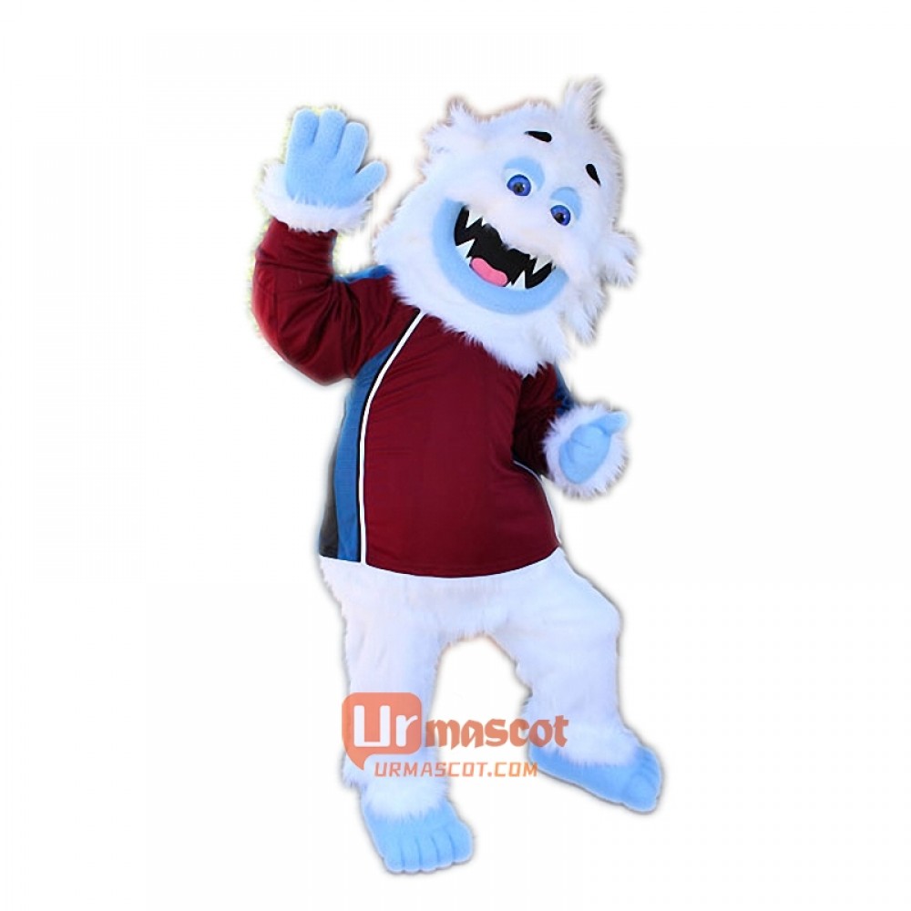 Yeti Mascot Costume Cosplay Outfits