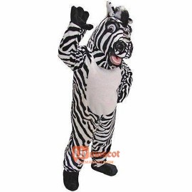 Zebra Cartoon Mascot Costume